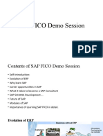 SAP FICO Demo Session