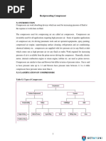 Reciprocating Compressor: I L R I