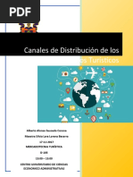 Canales de Distribución de Los Servicios y Productos Turísticos