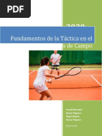 Ejercicios para Desarrollar La Táctica en El Tenis de Campo