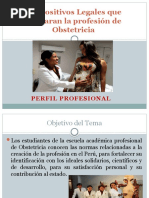 CLASE 1 Dispositivos Legales Que Amparan La Profesión de Obstetricia