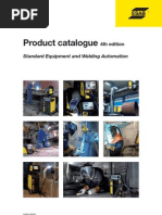 Product Catalogues Welding Equipment 4th Edition