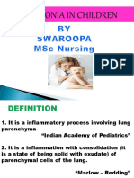 Pneumonia in Children