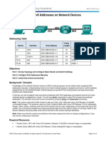 8.2.5.5 Lab - Configuring IPv6 Addresses On Network Devices