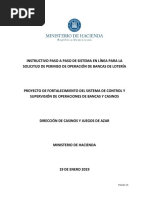 Instructivo para La Solicitud de Permiso de Operacion de Bancas de Loteria