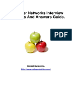 Computer Networks Interview Questions and Answers Guide.: Global Guideline