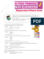 Uso de Las Mayúsculas Primera Parte PDF