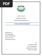 Code of Civil Procedure II Answer Sheet