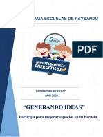 Concurso Generando Ideas Bases Paysandú