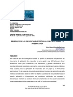 Beneficios de Las Encuestas Electrónicas Como Apoyo para La Investigación