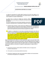 Evaluación para Auditores de La Calidad - Carlos Enrique Portillo Del Cid