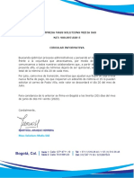 Circular Informativa Nómina Mensual 2020 PDF