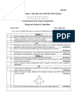 18CS42 Model Question Paper-1 With Effect From 2019-20 (CBCS Scheme) Usn: Fourth Semester B.E. Degree Examination Design and Analysis of Algorithms