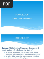 Kokology: A Game of Self-Discovery