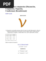 Proposiciones Compuestas