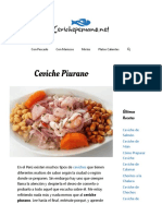 Ceviche Piurano