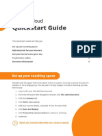 MoodleCloud Quickstart Guide