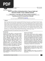 Short Term Effect of Sudarshan Kriya Yoga On Lipid and Hormone Profile of Type 2 Diabetic Patients