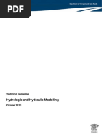 Hydrologic and Hydraulic Modelling: Technical Guideline