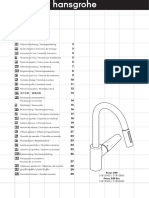 Hansgrohe 31815000 Focus M41 Single Lever Kitchen Mixer 240