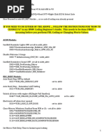 BMW Coding Parameters - F48 - For X1 Series