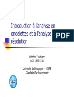 2305 - Introduction À L'analyse en Ondelettes