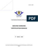 Ground Handling Certification Manual: Civil Aviation Authority of Sri Lanka