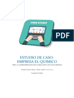 Estudio de Caso CRM - La Empresa El Quimico