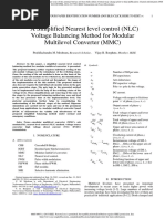 A Simplified Nearest Level Control (NLC) Voltage Balancing Method For Modular Multilevel Converter (MMC)