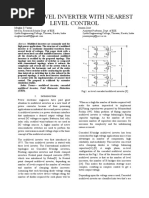 Seven Level Inverter With Nearest Level Control