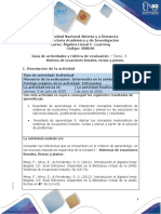 Guía de Actividades y Rúbrica de Evaluación - Tarea 3 - Sistema de Ecuaciones Lineales Rectas y Planos