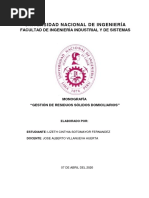 Gestión de Residuos Sólidos Domiciliarios PDF