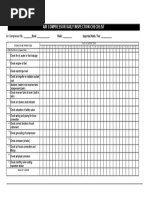 Air Compressor Inspection Checklist-Daily