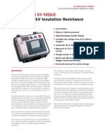 Megger S1-552 - 2 5KV Insulation Tester Description