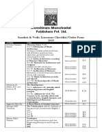 Sanskrit and Vedic Literature Checklist 2009 PDF