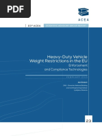 SAG 23 Heavy-Duty Vehicle Weight Restrictions in The EU