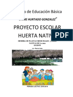 Proyecto Escolar Huerta Nativa