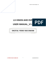 LS VISION AHD Digital Video Recorder DVR Configuration User Manual