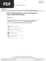 Ethics, Risk Management, and An Intersectional View of LGBT Mental Health