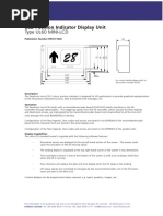 LCD Position Indicator Display Unit Type UL60 MINI-LCD