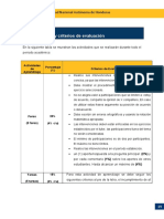 Estrategias y Criterios de Evaluación MM-411 UNAH