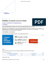 Habilitar El Usuario Root en Ubuntu