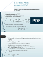 Flexión y Fuerza Axial AISC G2