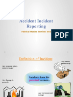 Accident Reporting Fairdeal