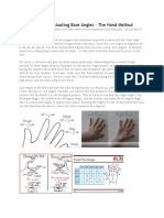 Trigonometry: Evaluating Base Angles - The Hand Method: Following This Link