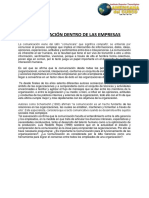 Unidad 3 - Sesión 9 Comunicación Dentro de Las Empresas