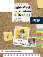 Eight-Week Curriculum in Reading: For Non-Readers