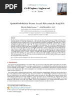 Civil Engineering Journal: Updated Probabilistic Seismic Hazard Assessment For Iraq/2018