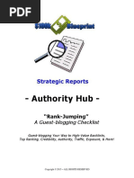 Authority Hub Checklist