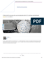 Cálculo Del Consumo de Una Instalación de A.C.S. de Tipo Centralizado